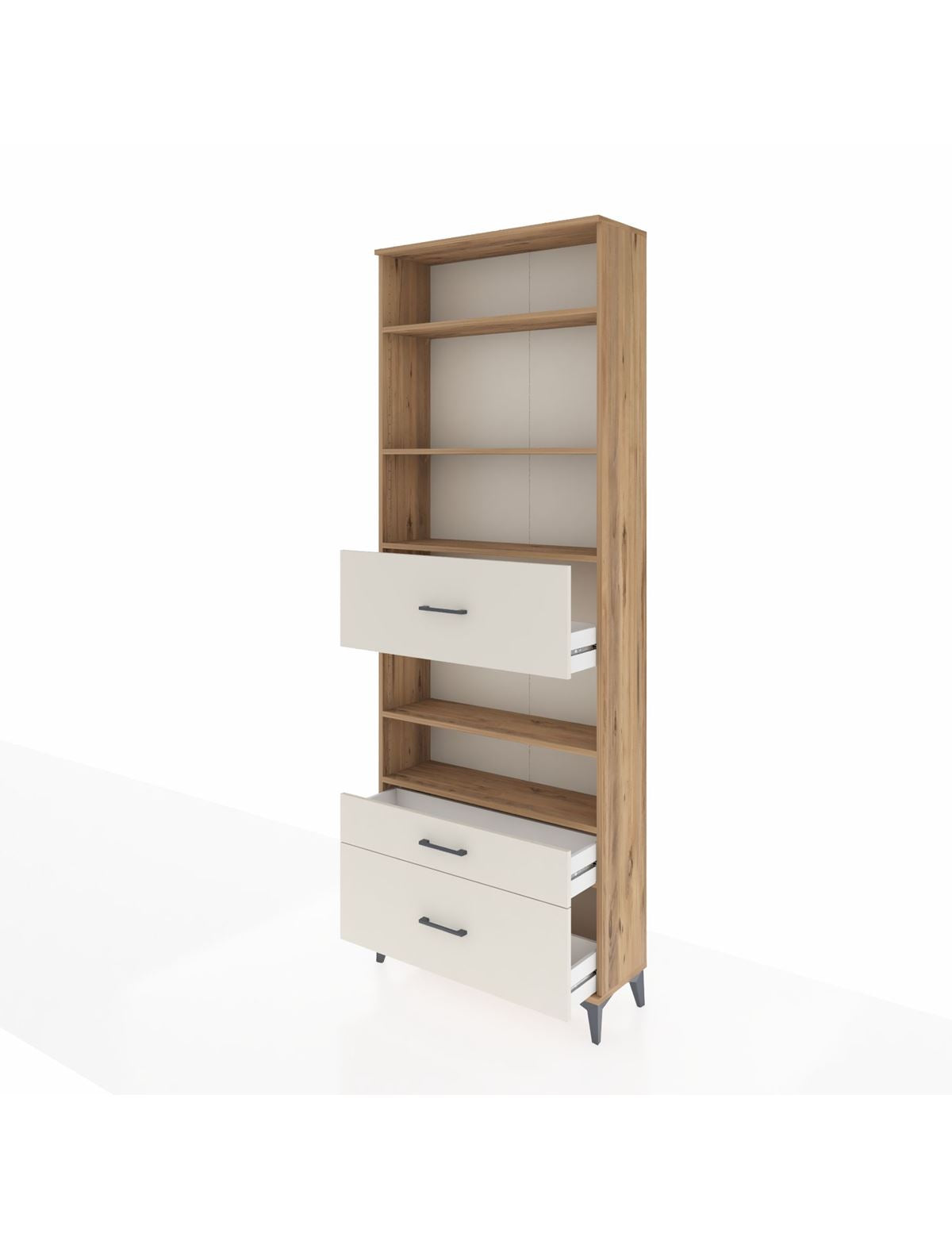 Arges Dolap 5 Raflı 3 Çekmeceli 88x30x243 - S33M170V7A