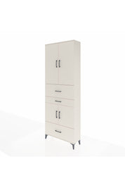 Arges Dolap 4 Raflı 3 Çekmeceli 4 Kapaklı 88x30x243 Aytaşı-Aytaşı