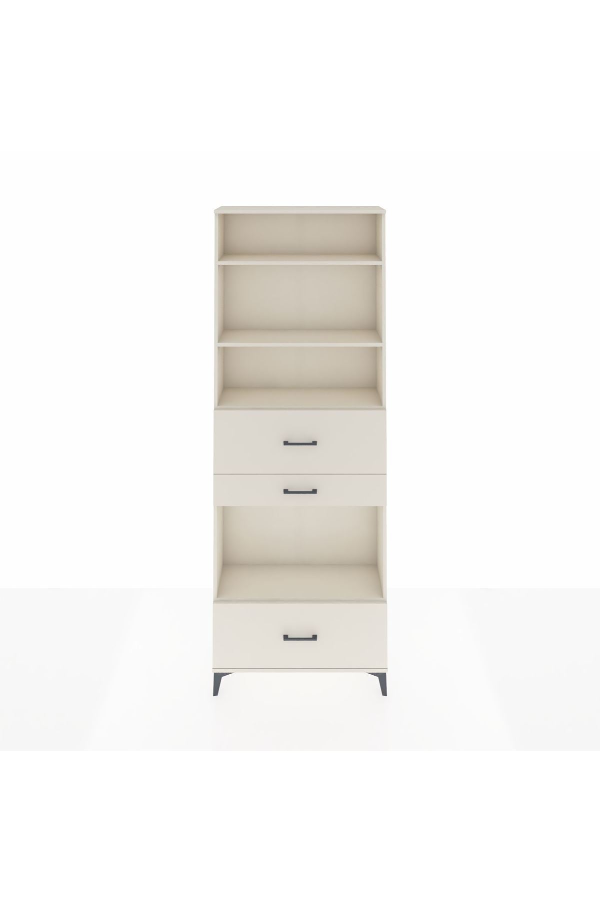 Arges Dolap 4 Raflı 3 Çekmeceli 88x30x243 Aytaşı-Aytaşı