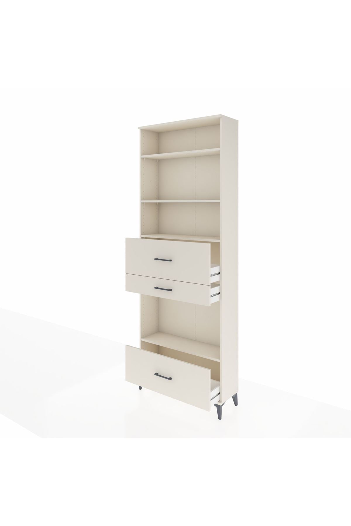 Arges Dolap 4 Raflı 3 Çekmeceli 88x30x243 Aytaşı-Aytaşı