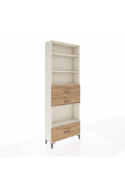 Arges Dolap 4 Raflı 3 Çekmeceli 88x30x243 Aytaşı-Çam