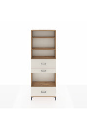 Arges Dolap 4 Raflı 3 Çekmeceli 88x30x243 Çam-Aytaşı