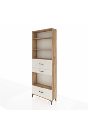 Arges Dolap 4 Raflı 3 Çekmeceli 88x30x243 Çam-Aytaşı