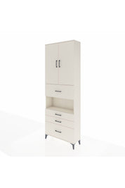 Arges Dolap 4 Raflı 4 Çekmeceli 2 Kapaklı 88x30x243 Aytaşı-Aytaşı