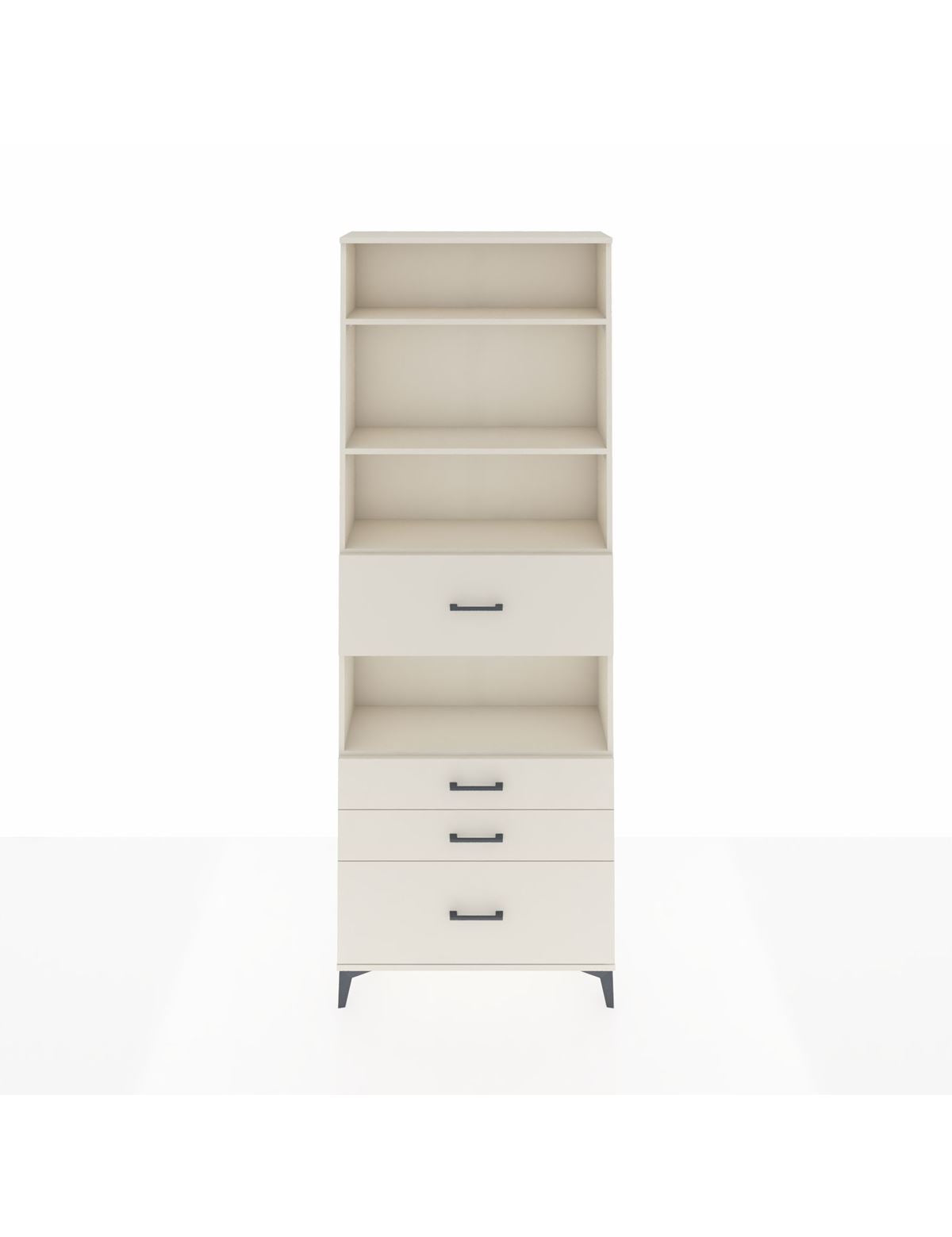 Arges Dolap 4 Raflı 4 Çekmeceli 88x30x243 Aytaşı-Aytaşı