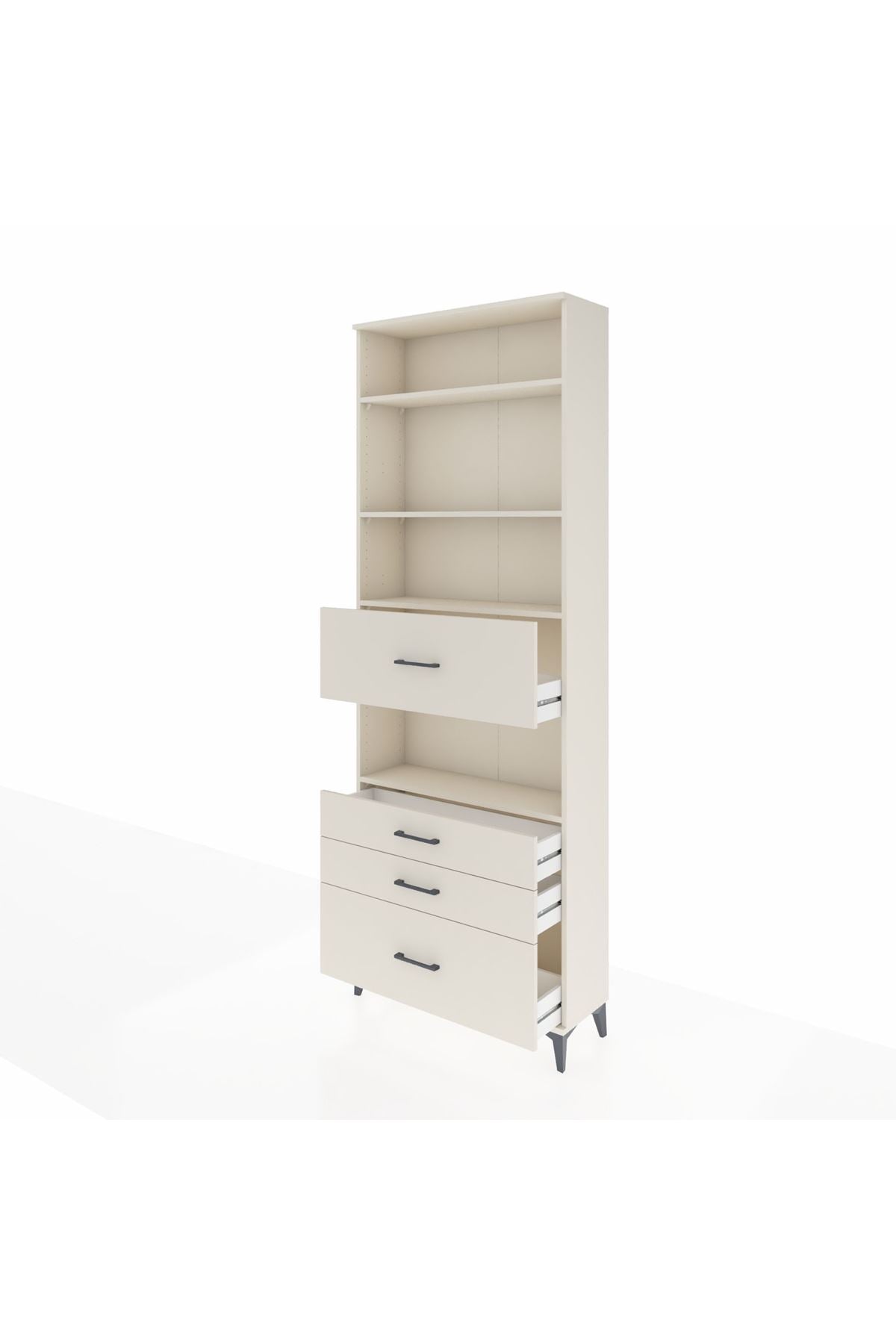 Arges Dolap 4 Raflı 4 Çekmeceli 88x30x243 Aytaşı-Aytaşı