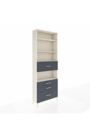 Arges Dolap 4 Raflı 4 Çekmeceli 88x30x243 Aytaşı-Antrasit