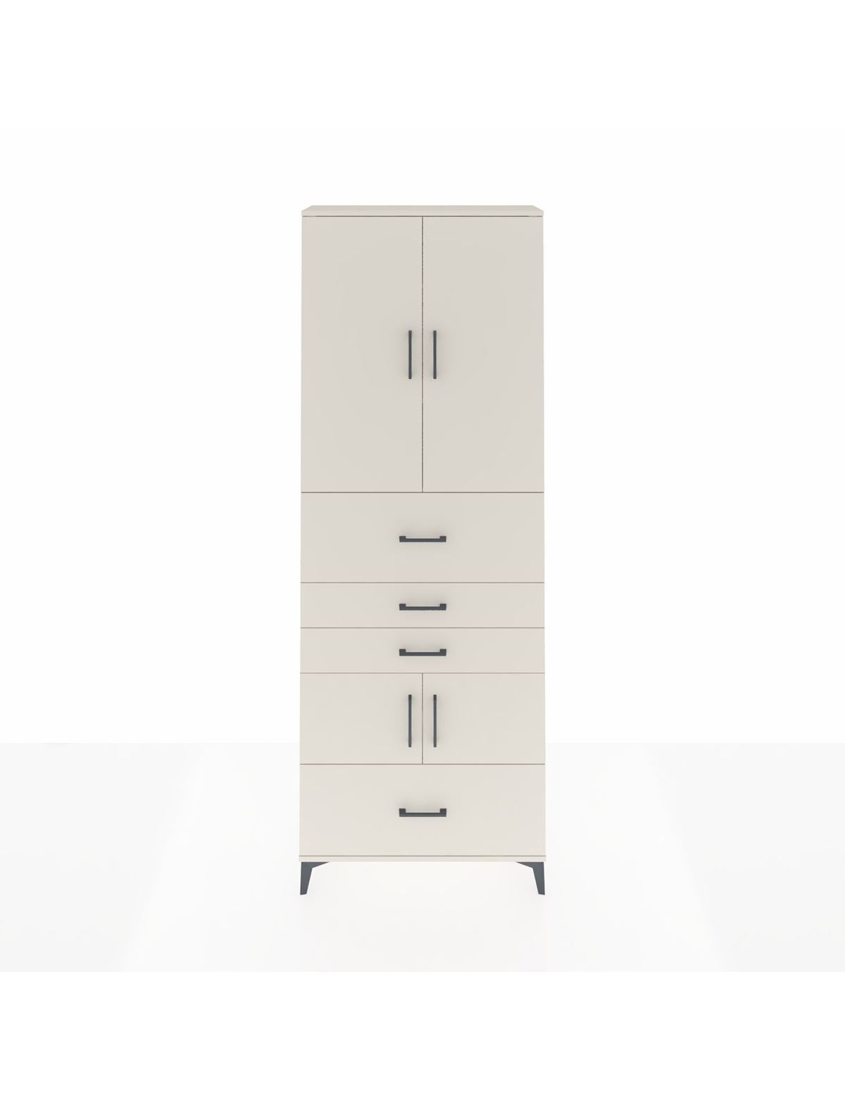 Arges Dolap 4 Raflı 4 Çekmeceli 4 Kapaklı 88x30x243 Aytaşı-Aytaşı