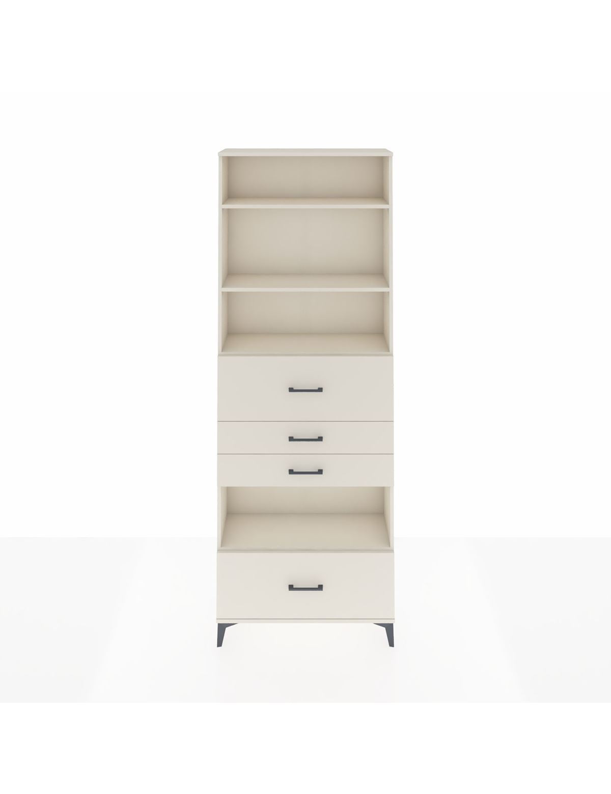 Arges Dolap 4 Raflı 4 Çekmeceli 88x30x243 Aytaşı-Aytaşı