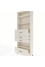 Arges Dolap 4 Raflı 4 Çekmeceli 88x30x243 Aytaşı-Aytaşı