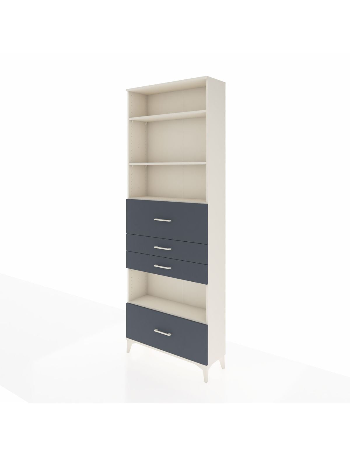 Arges Dolap 4 Raflı 4 Çekmeceli 88x30x243 - S33M182V2A