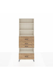 Arges Dolap 4 Raflı 4 Çekmeceli 88x30x243 Aytaşı-Çam