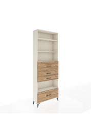 Arges Dolap 4 Raflı 4 Çekmeceli 88x30x243 Aytaşı-Çam