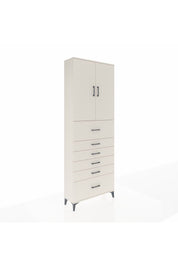 Arges Dolap 3 Raflı 6 Çekmeceli 2 Kapaklı 88x30x243 Aytaşı-Aytaşı