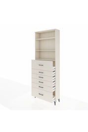 Arges Dolap 3 Raflı 6 Çekmeceli 88x30x243 Aytaşı-Aytaşı