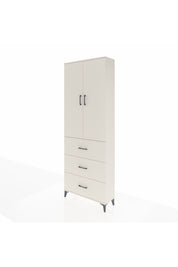 Arges Dolap 4 Raflı 3 Çekmeceli 2 Kapaklı 88x30x243 Aytaşı-Aytaşı