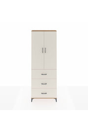 Arges Dolap 4 Raflı 3 Çekmeceli 2 Kapaklı 88x30x243 Çam-Aytaşı