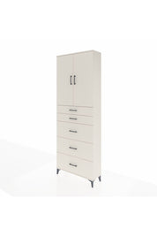 Arges Dolap 3 Raflı 5 Çekmeceli 2 Kapaklı 88x30x243 Aytaşı-Aytaşı