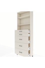 Arges Dolap 3 Raflı 5 Çekmeceli 88x30x243 Aytaşı-Aytaşı