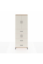 Arges Dolap 4 Raflı 3 Çekmeceli 4 Kapaklı 88x30x243 Çam-Aytaşı