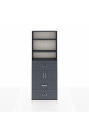 Arges Dolap 4 Raflı 3 Çekmeceli 2 Kapaklı 88x30x243 - S33M190V5A