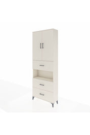 Arges Dolap 4 Raflı 3 Çekmeceli 2 Kapaklı 88x30x243 - S33M191V1A