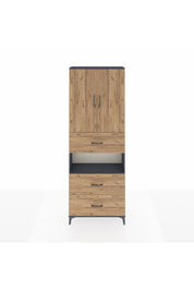 Arges Dolap 4 Raflı 3 Çekmeceli 2 Kapaklı 88x30x243 - S33M191V6A