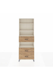 Arges Dolap 4 Raflı 3 Çekmeceli 88x30x243 Aytaşı-Çam