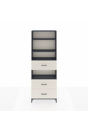 Arges Dolap 4 Raflı 3 Çekmeceli 88x30x243 Antrasit-Aytaşı