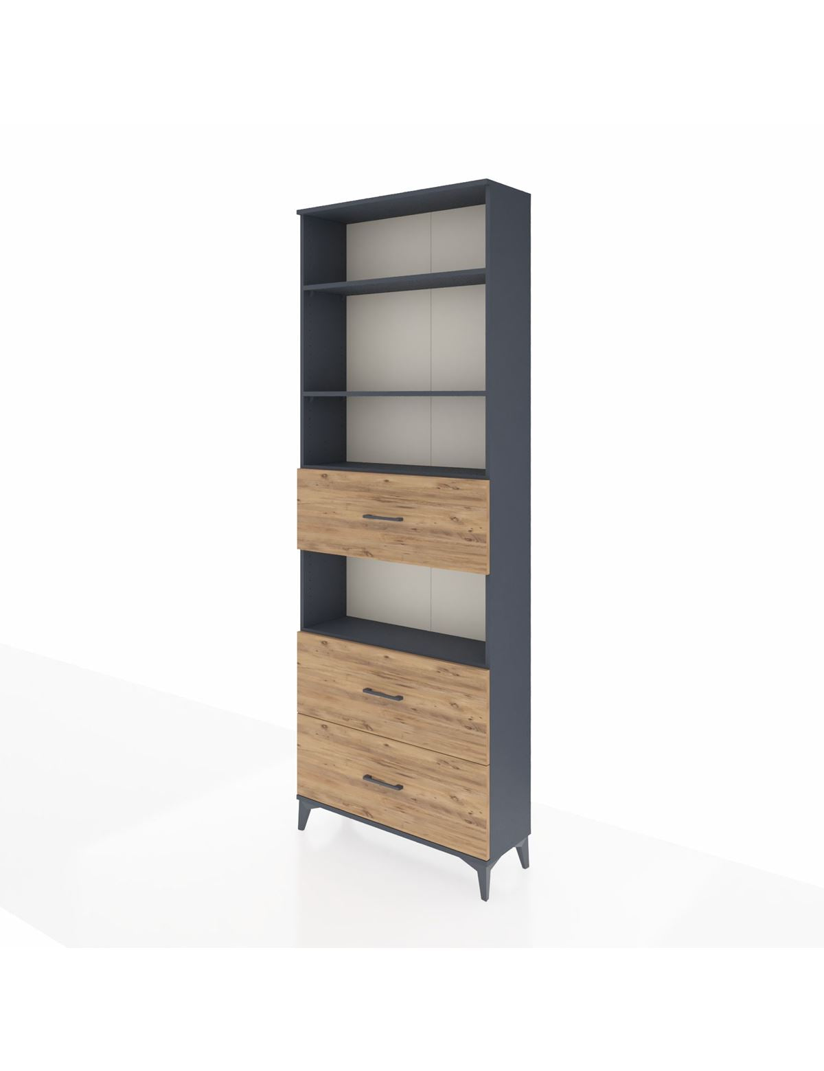 Arges Dolap 4 Raflı 3 Çekmeceli 88x30x243 - S33M192V6A