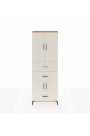 Arges Dolap 4 Raflı 3 Çekmeceli 4 Kapaklı 88x30x243 Çam-Aytaşı