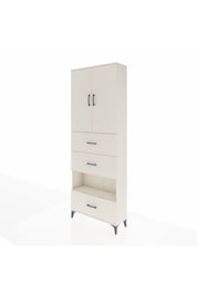 Arges Dolap 4 Raflı 3 Çekmeceli 2 Kapaklı 88x30x243 Aytaşı-Aytaşı