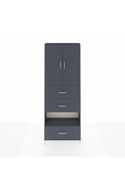Arges Dolap 4 Raflı 3 Çekmeceli 2 Kapaklı 88x30x243 - S33M197V5A