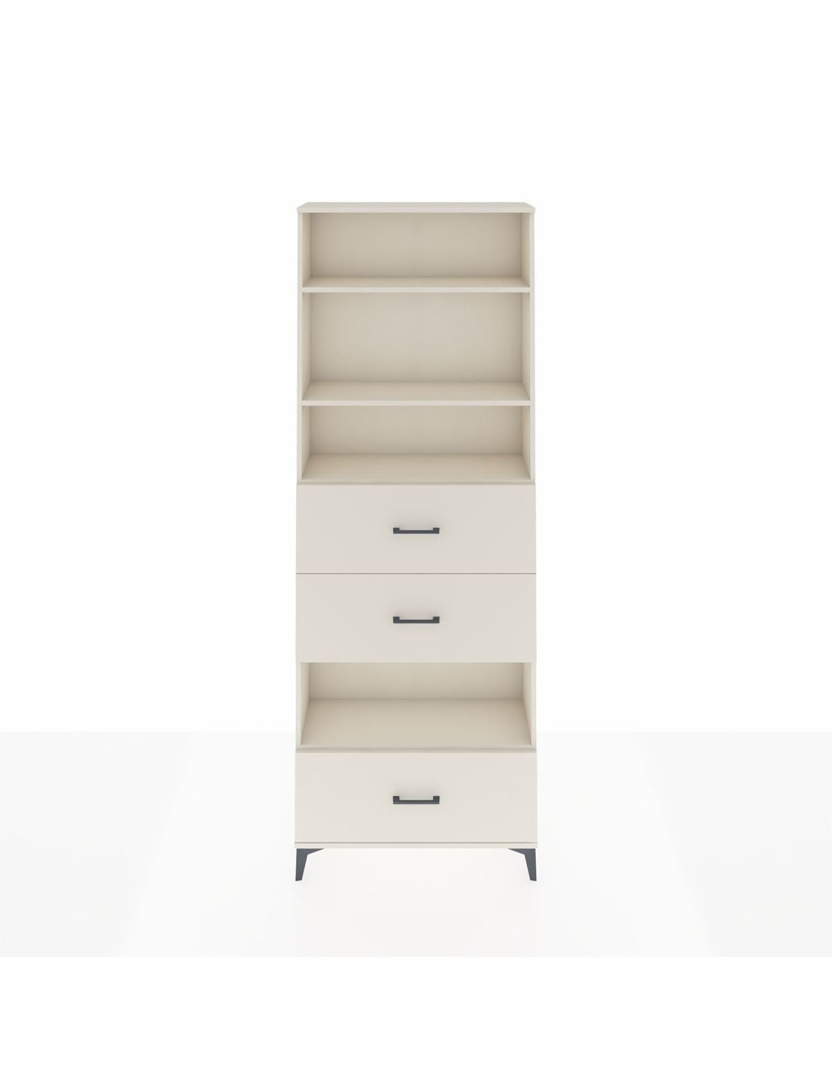 Arges Dolap 4 Raflı 3 Çekmeceli 88x30x243 Aytaşı-Aytaşı