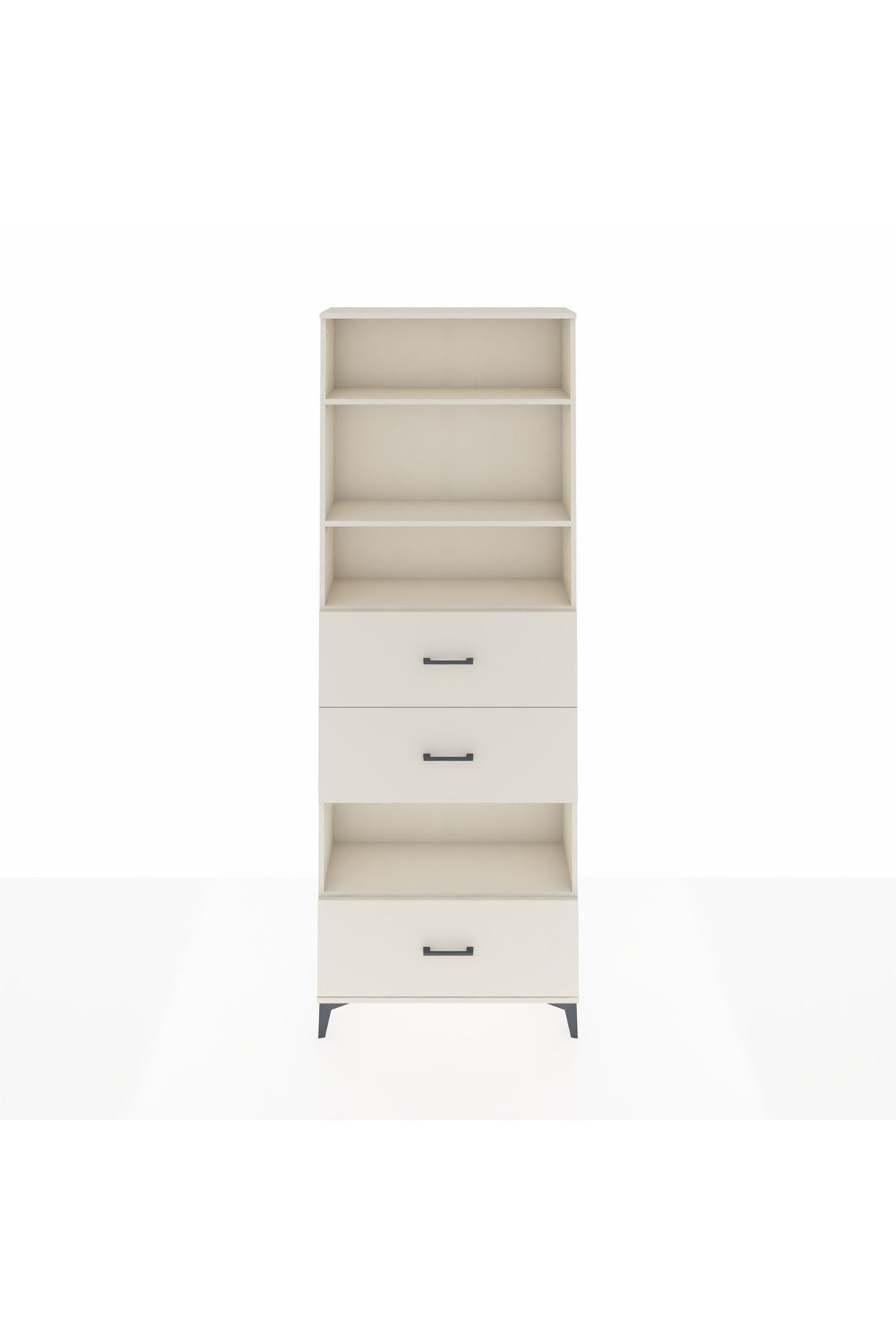 Arges Dolap 4 Raflı 3 Çekmeceli 88x30x243 Aytaşı-Aytaşı