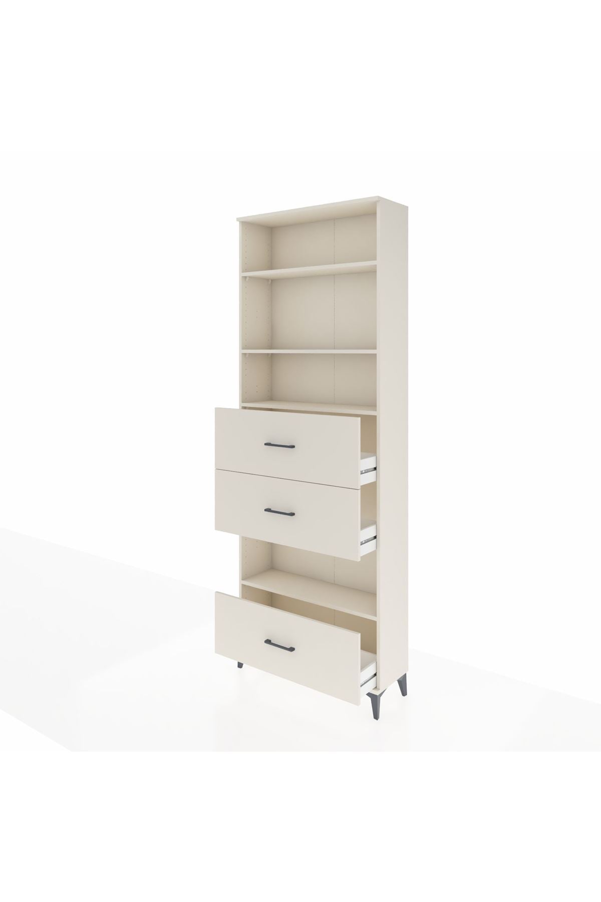 Arges Dolap 4 Raflı 3 Çekmeceli 88x30x243 Aytaşı-Aytaşı