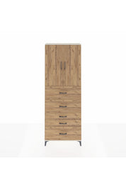 Arges Dolap 3 Raflı 5 Çekmeceli 2 Kapaklı 88x30x243 - S33M199V3A