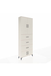 Arges Dolap 3 Raflı 3 Çekmeceli 4 Kapaklı 88x30x243 Aytaşı-Aytaşı