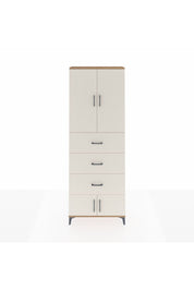 Arges Dolap 3 Raflı 3 Çekmeceli 4 Kapaklı 88x30x243 Çam-Aytaşı