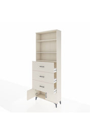 Arges Dolap 3 Raflı 3 Çekmeceli 2 Kapaklı 88x30x243 Aytaşı-Aytaşı