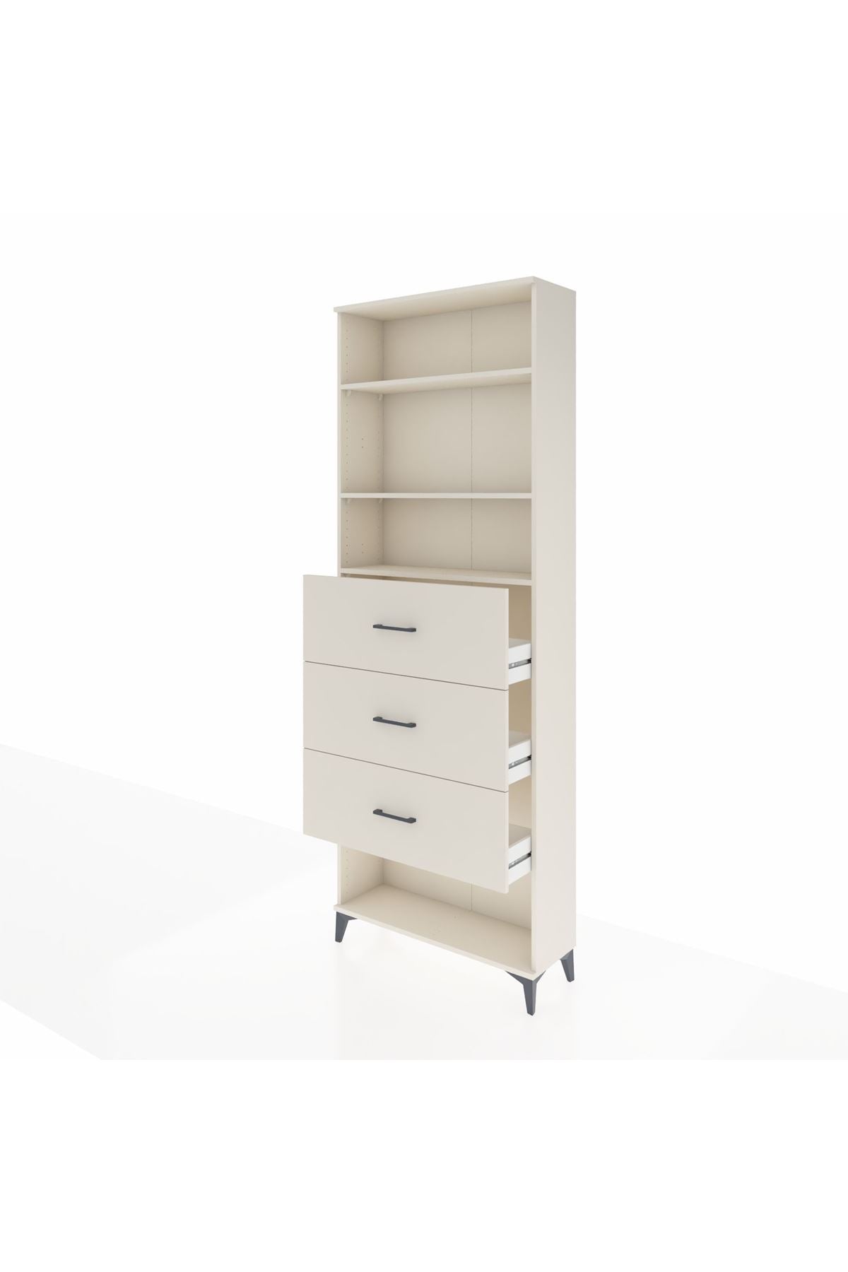 Arges Dolap 3 Raflı 3 Çekmeceli 88x30x243 Aytaşı-Aytaşı