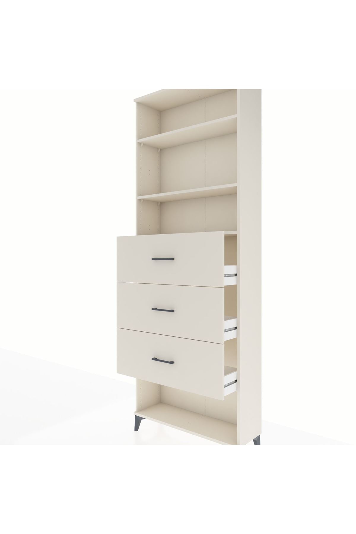 Arges Dolap 3 Raflı 3 Çekmeceli 88x30x243 Aytaşı-Aytaşı