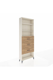 Arges Dolap 3 Raflı 3 Çekmeceli 88x30x243 Aytaşı-Çam