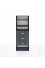 Arges Dolap 3 Raflı 3 Çekmeceli 88x30x243