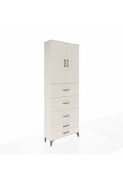 Arges Dolap 3 Raflı 5 Çekmeceli 2 Kapaklı 88x30x243 Aytaşı-Aytaşı