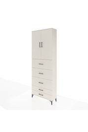 Arges Dolap 3 Raflı 5 Çekmeceli 2 Kapaklı 88x30x243 Aytaşı-Aytaşı