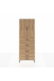 Arges Dolap 3 Raflı 5 Çekmeceli 2 Kapaklı 88x30x243 - S33M205V3A