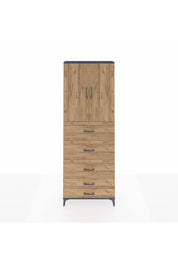 Arges Dolap 3 Raflı 5 Çekmeceli 2 Kapaklı 88x30x243 - S33M205V6A