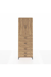Arges Dolap 3 Raflı 5 Çekmeceli 2 Kapaklı 88x30x243 - S33M205V9A