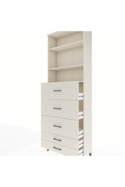 Arges Dolap 3 Raflı 5 Çekmeceli 88x30x243 Aytaşı-Aytaşı